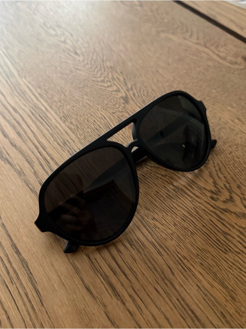 Blenders Black Aviator Sunglasses